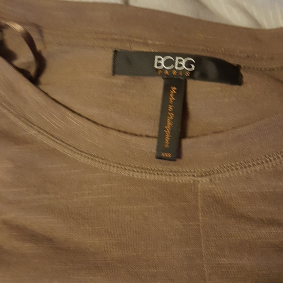 BCBG Paris- Brown marbled long sleeve top - Picture 2 of 3